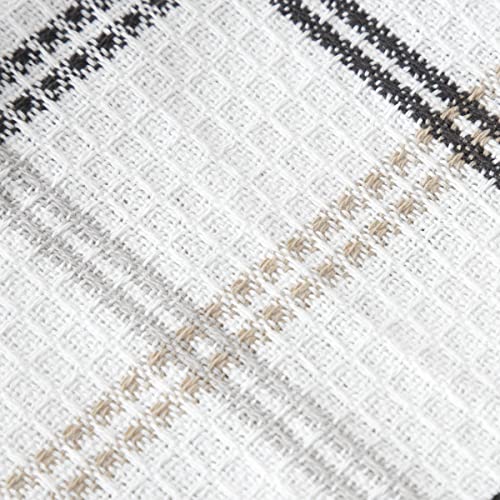T-Fal Premium Waffle Cotton Dish Cloths 4-Pack Neutral 12x13" Kitchen Towels