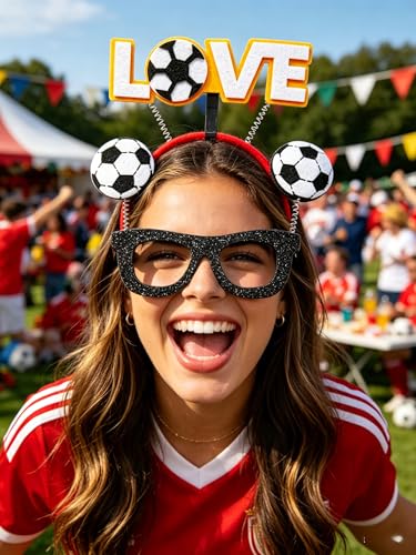 FIFA World Cup Fan Kit - Headband & Glitter Glasses Set