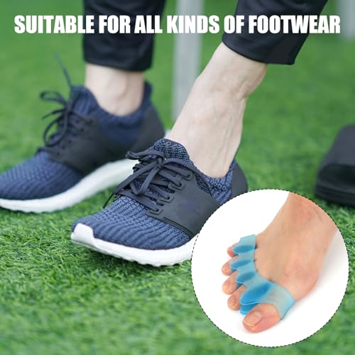 Gosknor Silicone Toe Separators for Pedicure and Toe Correction (2 Pack)