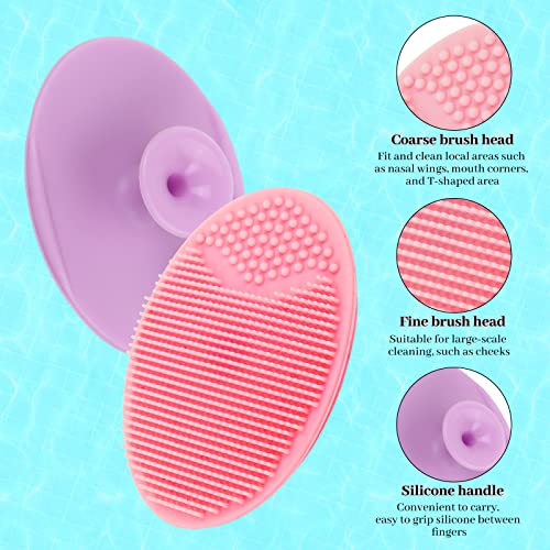 Yokilly Silicone Face Scrubber Kit - 8 Pcs Exfoliating Facial Cleansing Brush
