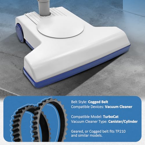 HASMX Replacement Vacuum Belt for Vacuflo TurboCat S3M312