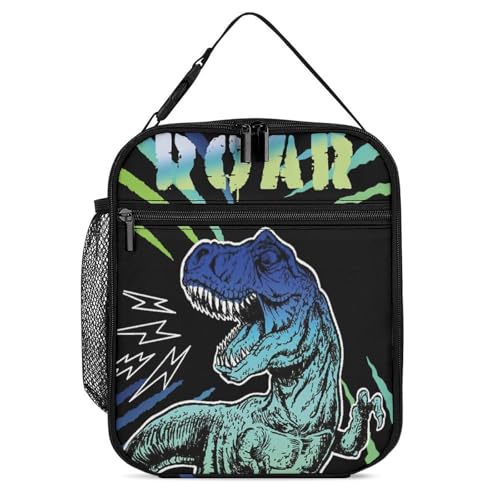 Insulated Lunch Bag for Work and Travel - Reusable Food Tote with Pockets