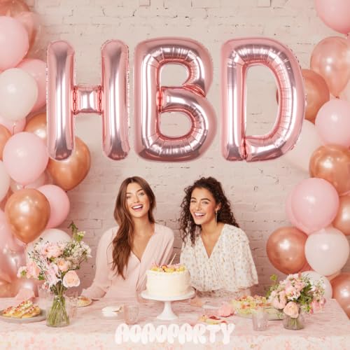 Rose Gold 40 Inch K Letter Balloon - Foil Mylar for Parties