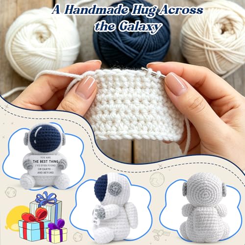 Unique Crochet Astronaut Love Gift for Him & Her - Anniversary