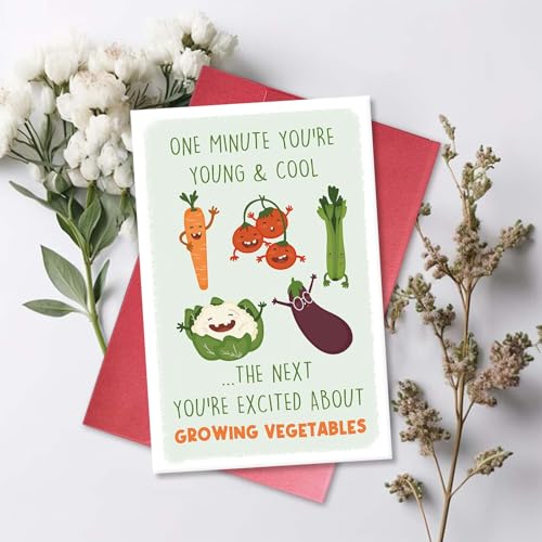 Funny Gardener Birthday Card - Humorous Gift for Garden Lovers