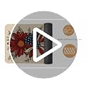 Patriotic Daisy Eucalyptus Doormat 17x29 Inch - Non-Slip, Washable