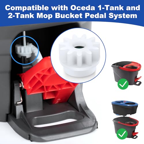 O-Cedar Spin Mop Bucket Replacement Gear Parts - 4 Pack