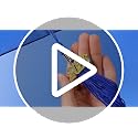Dingion 2 Pcs Royal Blue Graduation Tassel Class of 2026 Cap Decoration