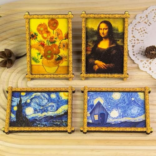 Mona Lisa Decorative Art Magnet – Strong Magnetic Hold for Home & Office