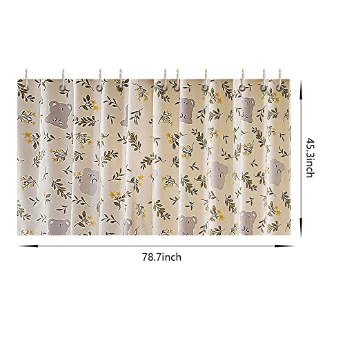 TINAYAU Bunk Bed Privacy Curtain - Breathable Blackout Canopy for Dorms