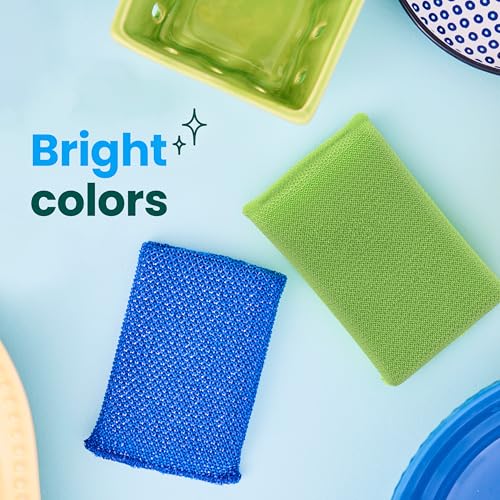 Scotch-Brite Blooms Dobie Non-Scratch Dish Sponge, 2 Pack