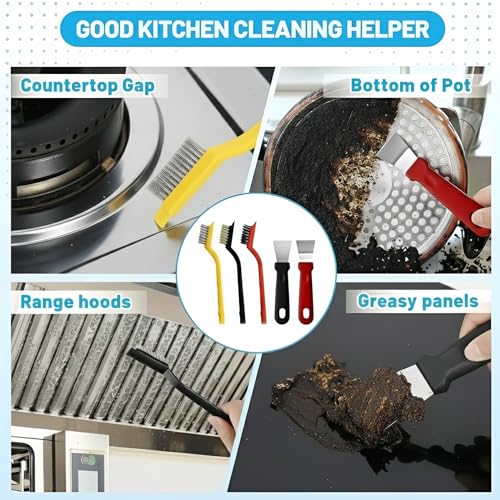 23-Piece Crevice Cleaning Brush Set for Deep Cleaning Gaps and Tracks