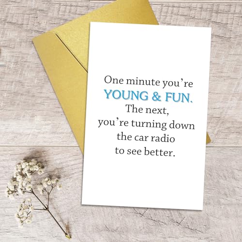 Funny Birthday Card for Men & Women - Hilarious Greeting Card