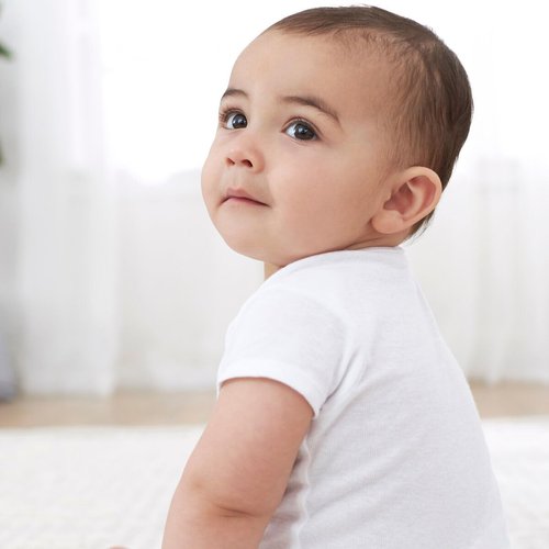 Gerber Baby Girls' Short Sleeve Onesies Bodysuits - 8-Pack, Soft Cotton, Cute Designs