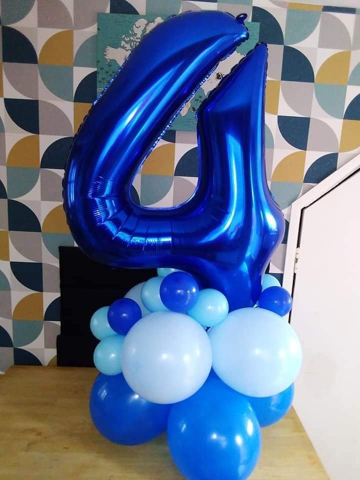 Number 9 Balloon - 40 Inch Night Blue Giant Birthday Decoration for Girls | Perfect for 9th, 19th, 29th Parties