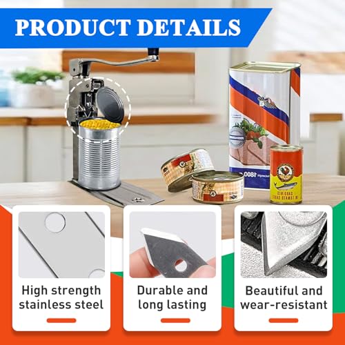 2 Pack Can Opener Replacement Blades for Edlund #1 - Durable Stainless Steel