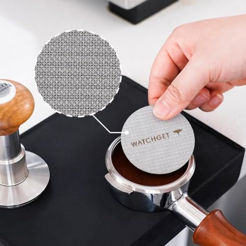 58mm Reusable Espresso Puck Screen - 316 Stainless Steel Filter