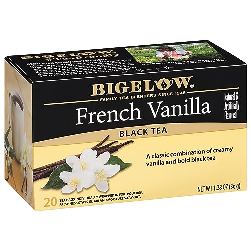Bigelow French Vanilla Black Tea, 120 Individually Wrapped Tea Bags