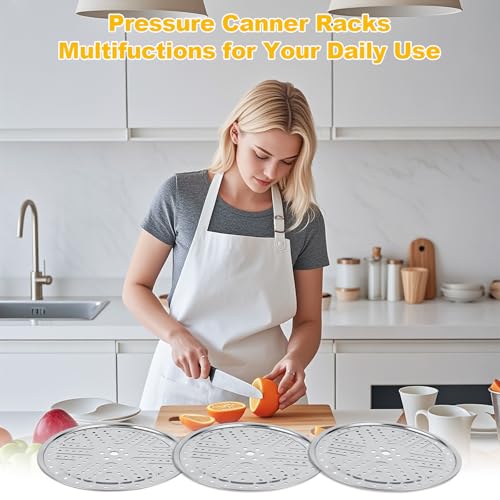 3-Pack 11-Inch Stainless Steel Pressure Canner Racks for Canning & Steaming