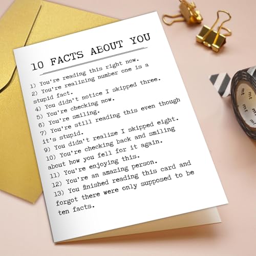 Humorous You're An Amazing Person Card for Friends & Family