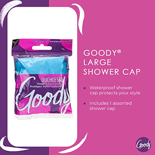 Goody Styling Essentials Waterproof Shower Cap for Hair Protection