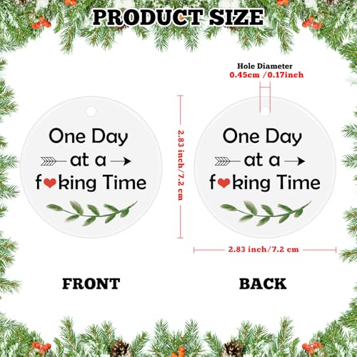 Ceramic Sobriety Ornament - Meaningful Gift for Recovery Milestones