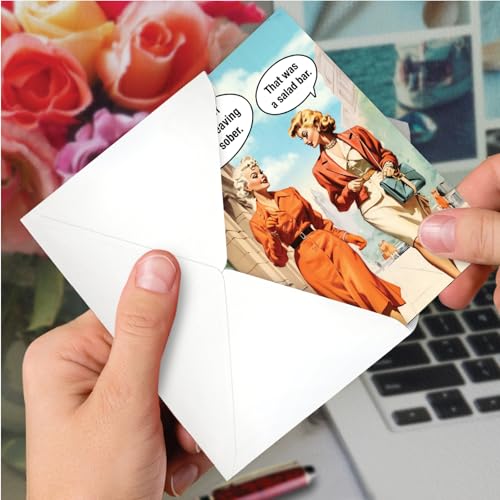 Funny Birthday Card - Salad Bar Design with Envelope - NobleWorks