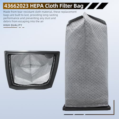 HEPA Filter Bags for Hoover Porta Power - 2 Pack Replacement