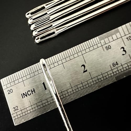 4" Upholstery Needle - Heavy-Duty, Large Eye for Crafting
