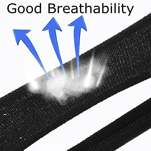 YANRONG 120PCS Cotton Hair Ties Seamless Elastic Ponytail Holders for Thick Hair