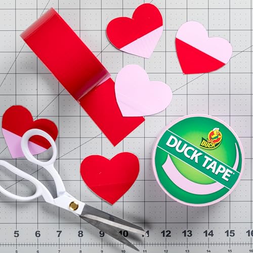 Duck Brand Neon Pink Color Duct Tape - 1.88" x 15 Yards, Single Roll