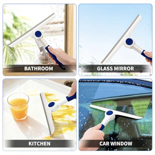 9.7” Multi-Use Window Squeegee for Streak-Free Cleaning
