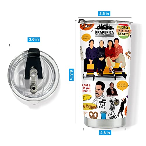 Vintage Movie Tumbler 20oz Stainless Steel Gift for Fans - Seinfe Variation