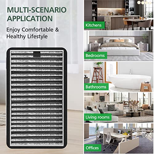 8-Pack DSTx HEPA Filters for Clarifion Air Purifiers - Dust, Smoke & Odor Reduction