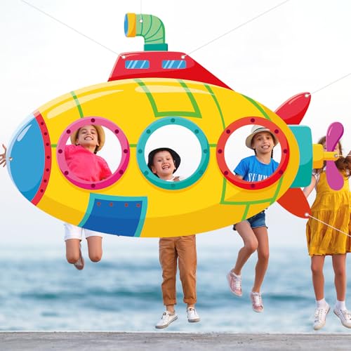 Undersea Submarine Photo Prop Backdrop - 70 x 44 Inch