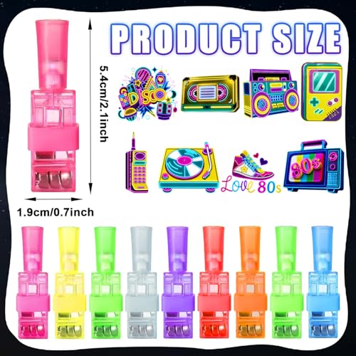 24PCS 80s Finger Lights Party Favors - Neon Glow Designs