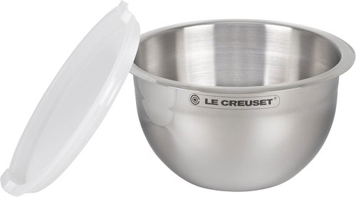 Le Creuset Nested Mixing Bowls Set - 3 Durable Bowls with Nonslip Silicone Base & Airtight Lids