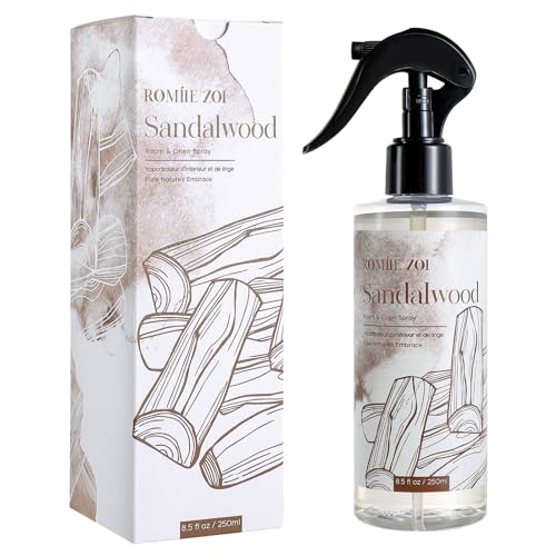 ROMIIE ZOI Sandalwood Room Air Freshener Spray - Eco-Friendly, Long-Lasting, 8.5 FL OZ