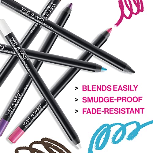 wet n wild Eyeliner Pencil On Edge Longwearing Matte Blue Sapphire Ice