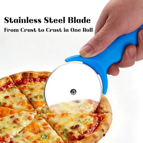 Stainless Steel Pizza Cutter with Protective Cover - LERAO