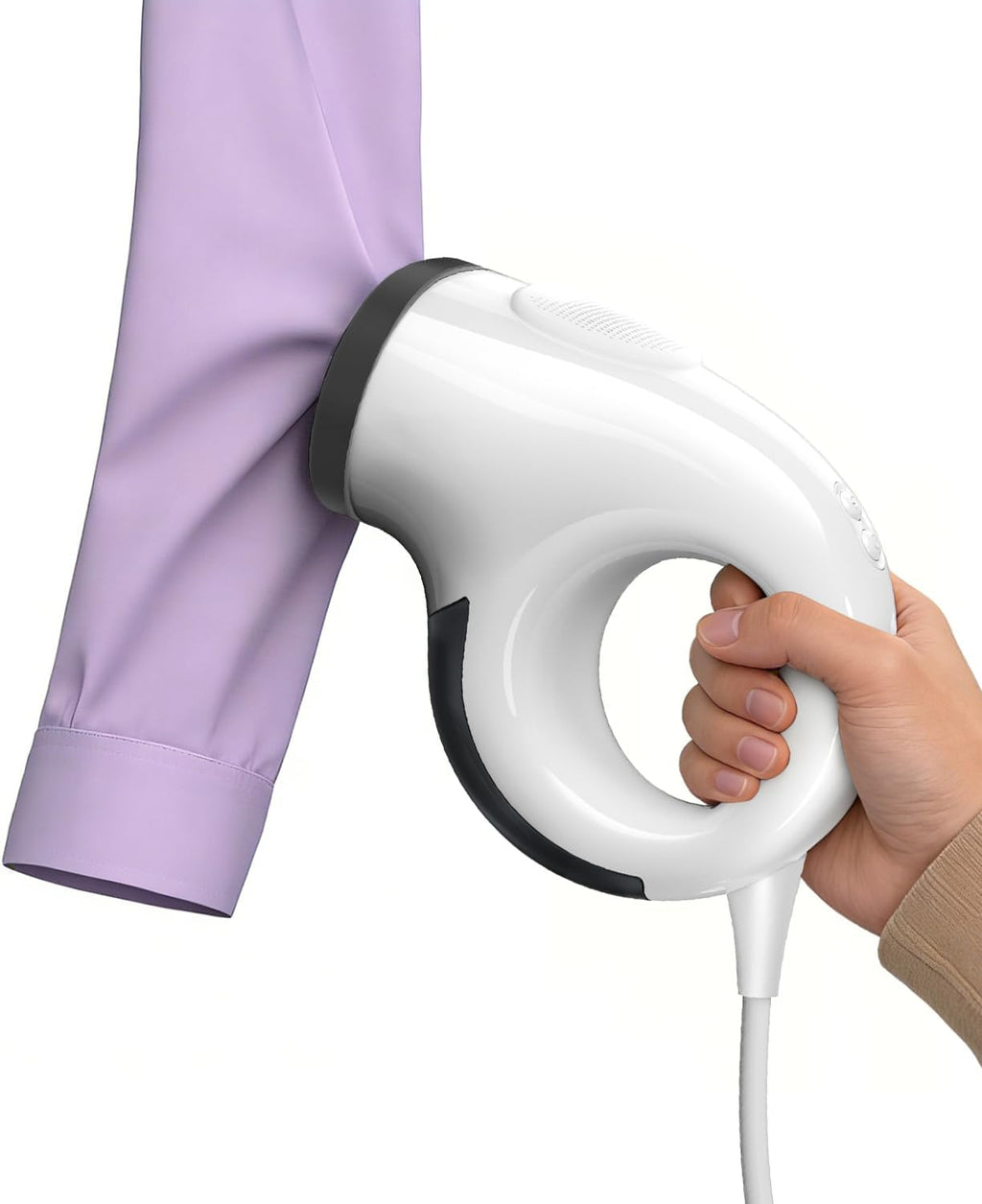Skiennix Handheld Clothes Steamer - 2800Pa Suction & 25s Heat-Up - Compact Travel Iron with Base & Bag
