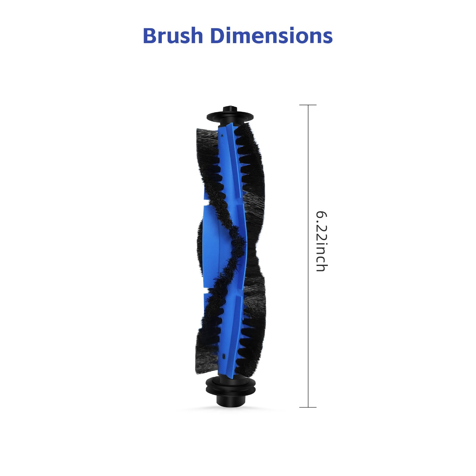 kiigii 3 Pack Roller Brushes Replacement for Eufy RoboVac 11S(T2108), 12, 15C, 15T, 25C, 30, 30C, G10, G20, G30, G32, G35, G40 Series Robotic Vacuums