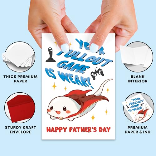 Funny Father's Day Card for Dads - Gaming Theme Gift
