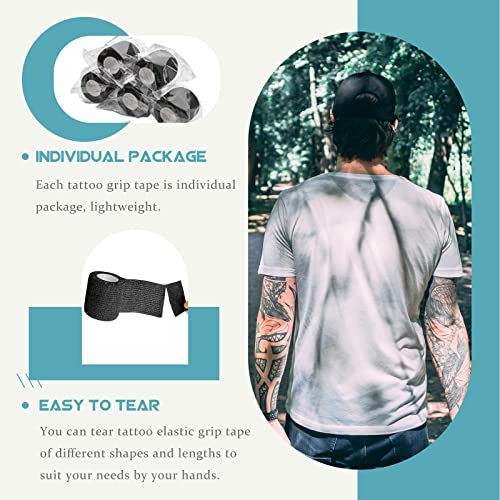 WZPB Tattoo Pen Machine Covers & Self-Adhesive Grip Tapes Kit