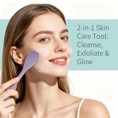 Silicone Facial Cleansing Brush Set - 2-in-1 Cat Paw Face Scrubber & Exfoliator Tool