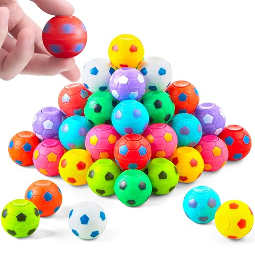 JOYIN 36 Pack Soccer Fidget Spinners - Stress Relief Toys for Kids
