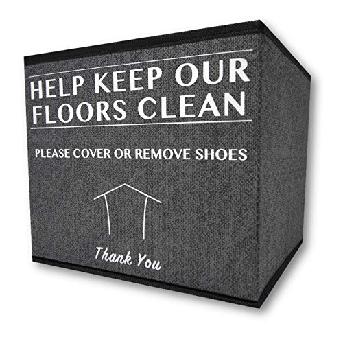 Realtor Shoe Cover Box - Foldable Bin for Open Houses & Listings