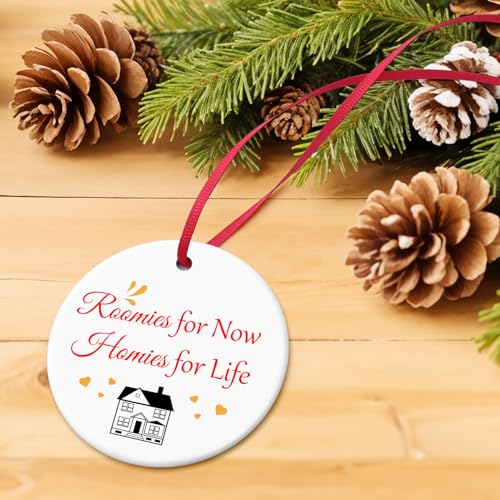 Ceramic Hanging Ornament for Roommates - Friendship Gift