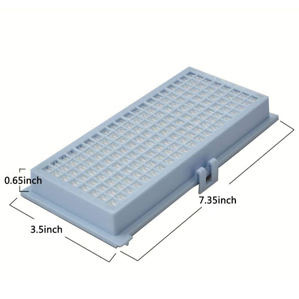 EZ SPARES 2Pcs Replacement for Miele Sf-ah30 S7000 Hepa Replacement Filter for Miele S624 S658 Canister, S7210 S7260 S7280 S7580 S768 Upright Vac Vacuum Cleaner