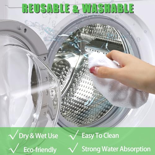 8-Pack Microfiber Steam Mop Pads for Bissell & PurSteam Cleaners